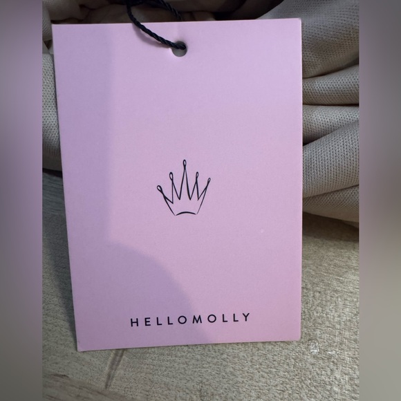 NWT Hello Molly Blind Your Eyes Dress in gold - Picture 11 of 13